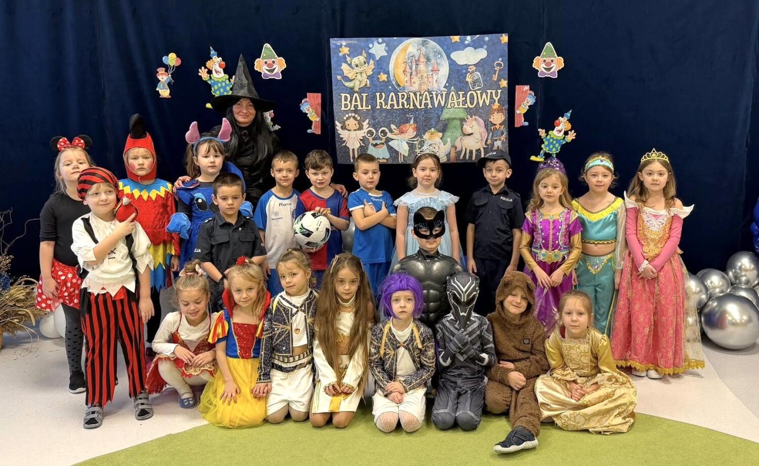 Bal karnawałowy w grupie BYSTRZAKÓW